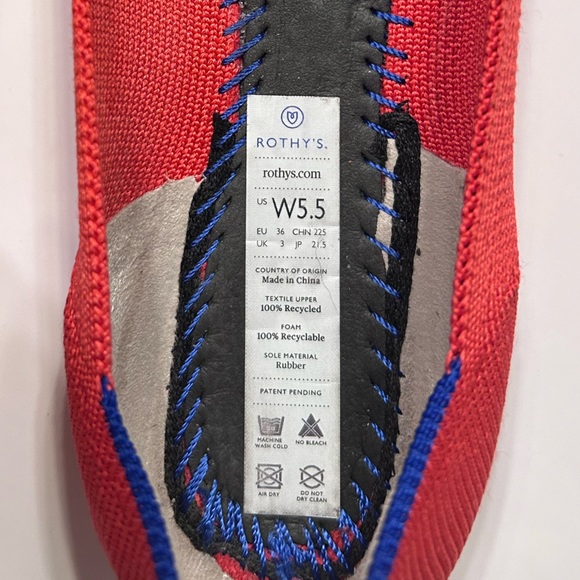 Red “the point” Rothy’s - Picture 4 of 4